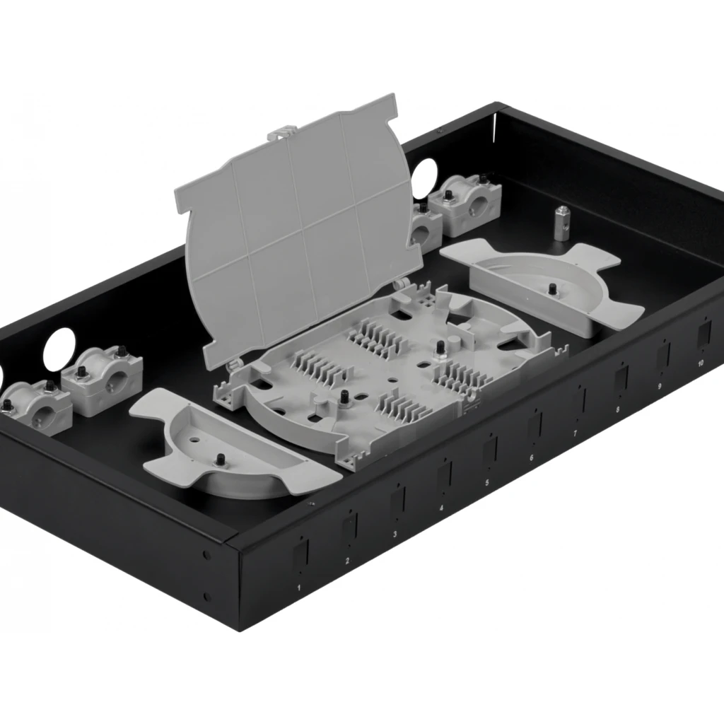 Imagen 3 de LINKMADE FIJA 12-SC 24-LC CABECERA FIBRA 1U REQ-COPLAS-RECTANGULARES