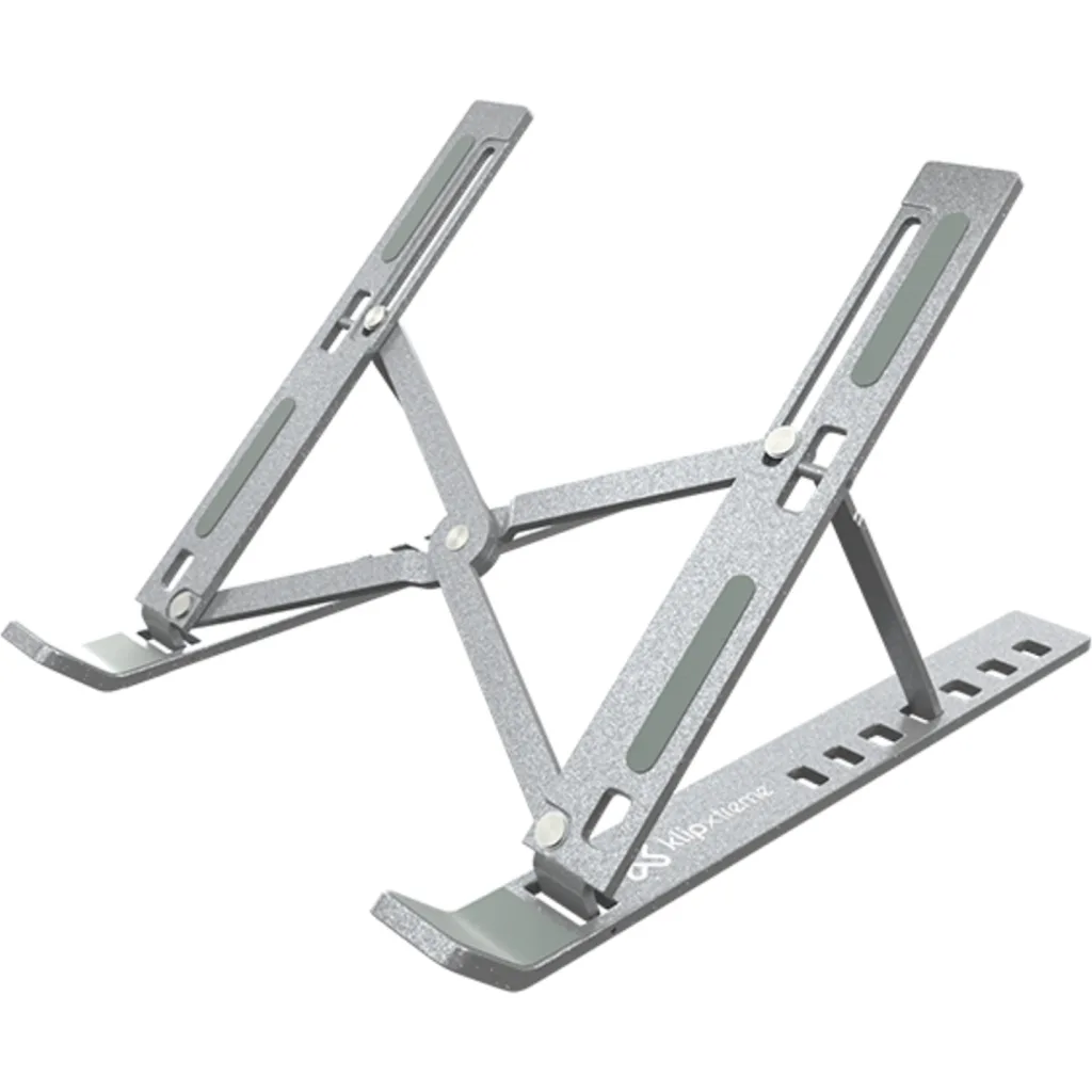 Soporte para Notebook Material Aluminio Equipos Hasta 15.6"" Plegable - Klipx