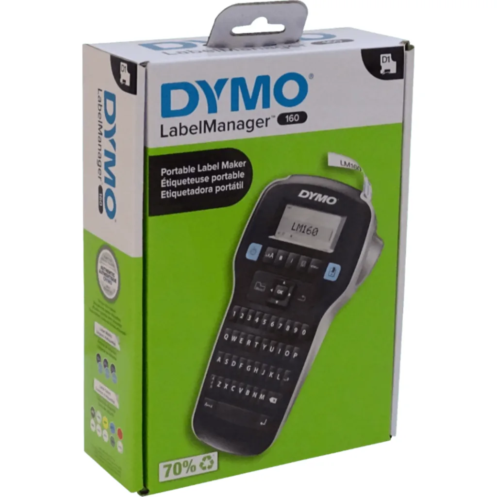 Imagen 1 de DYMO ROTULADORA LABELMANAGER REQ-CINTA-D1 6MM/9MM/12MM REQ/6-AAA