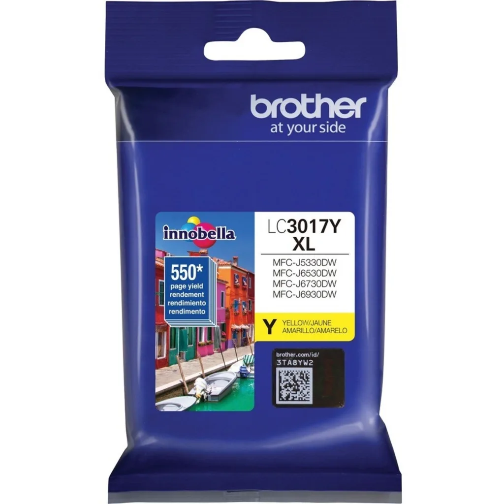 Imagen 4 de Cartridge Brother LC3017Y Yellow Comp. MFC-J5330DW/J6530DW/J6930DW 550 Páginas