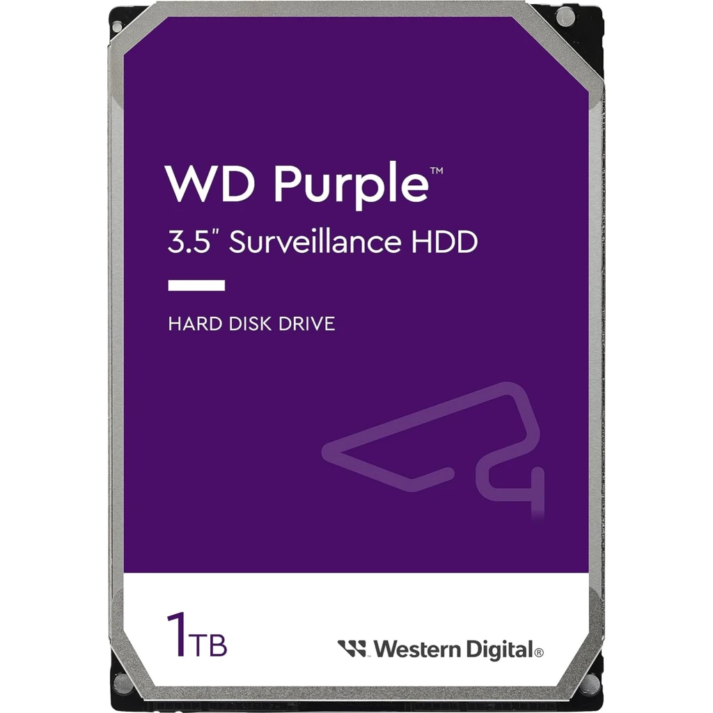 Disco Duro Western Digital Purple 1TB 3.5"" 5400RPM 64mb IntelliPower p/Video Vig