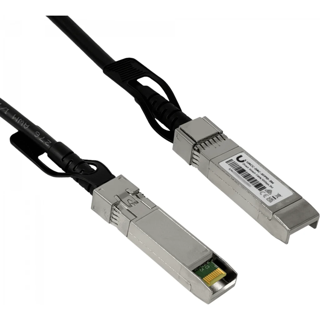 Imagen 2 de Cable de Red Ubiquiti UDC-3 Cable pasivo de cobre SFP+(10G) 3 mts Color Negro