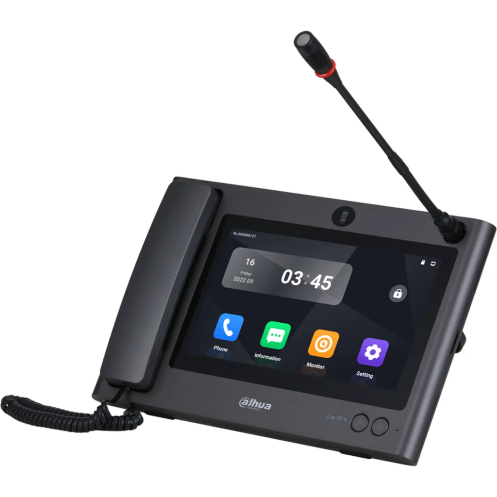 Imagen 1 de DHI-VTS8A40B-CG. Estacion maestra conserjeria pantalla 10" Android 11 audio vidireccional por altavo