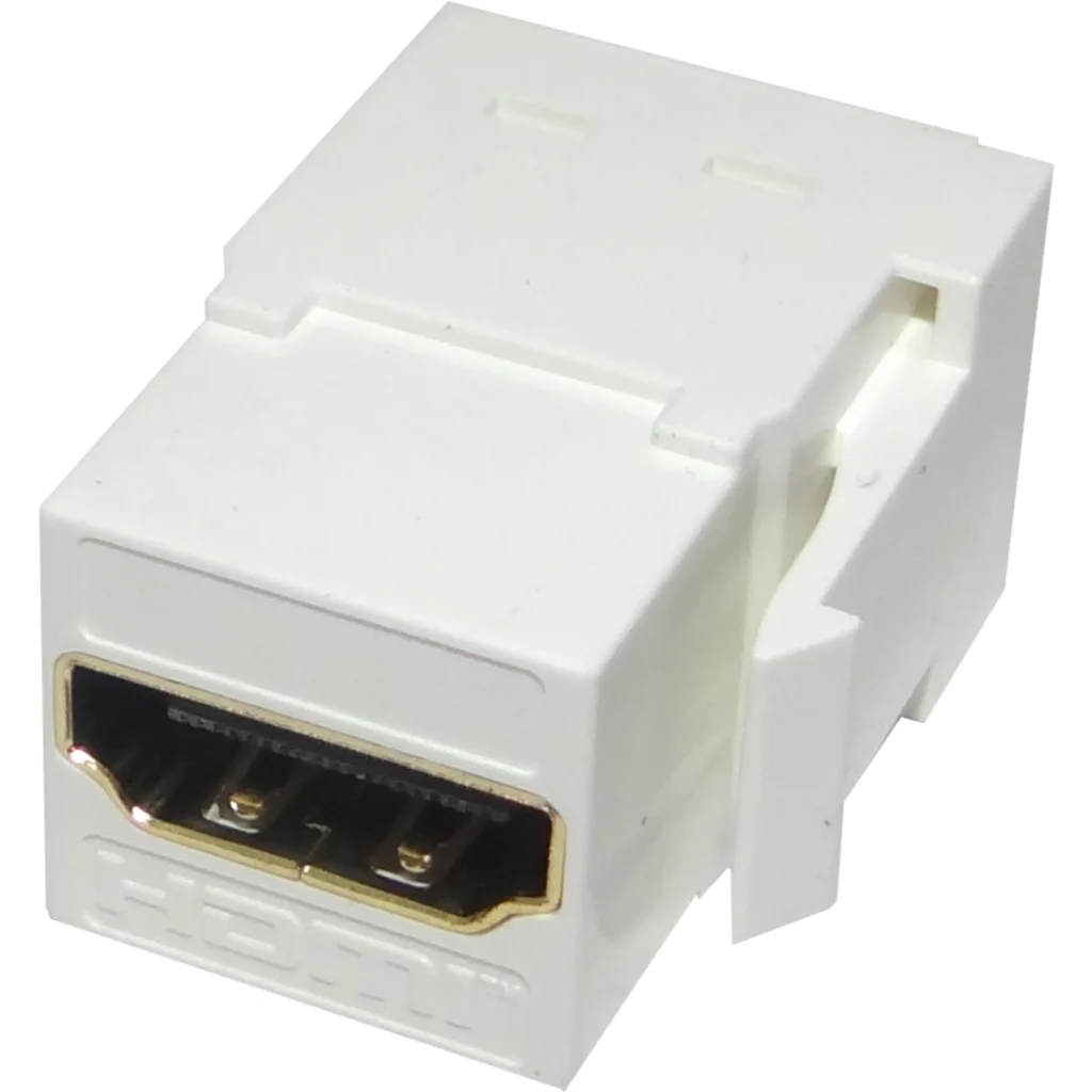 HDMI Hembra-Hembra Keystone Blanco