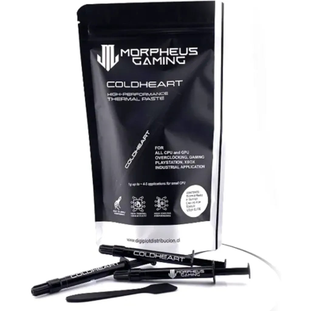Imagen 3 de Pasta Térmica Morpheus Gaming ColdHeart (10G, 2.8 g/cm3, Jeringa)