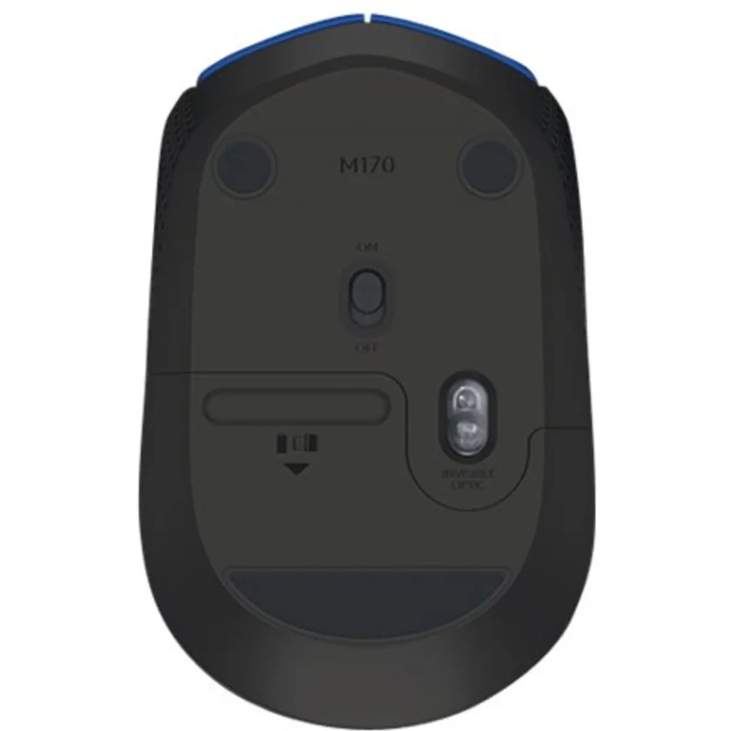Imagen 4 de Mouse Inalámbrico Logitech M170 Óptico 1000dpi 2.4GHz 3 Botones USB Color Azul