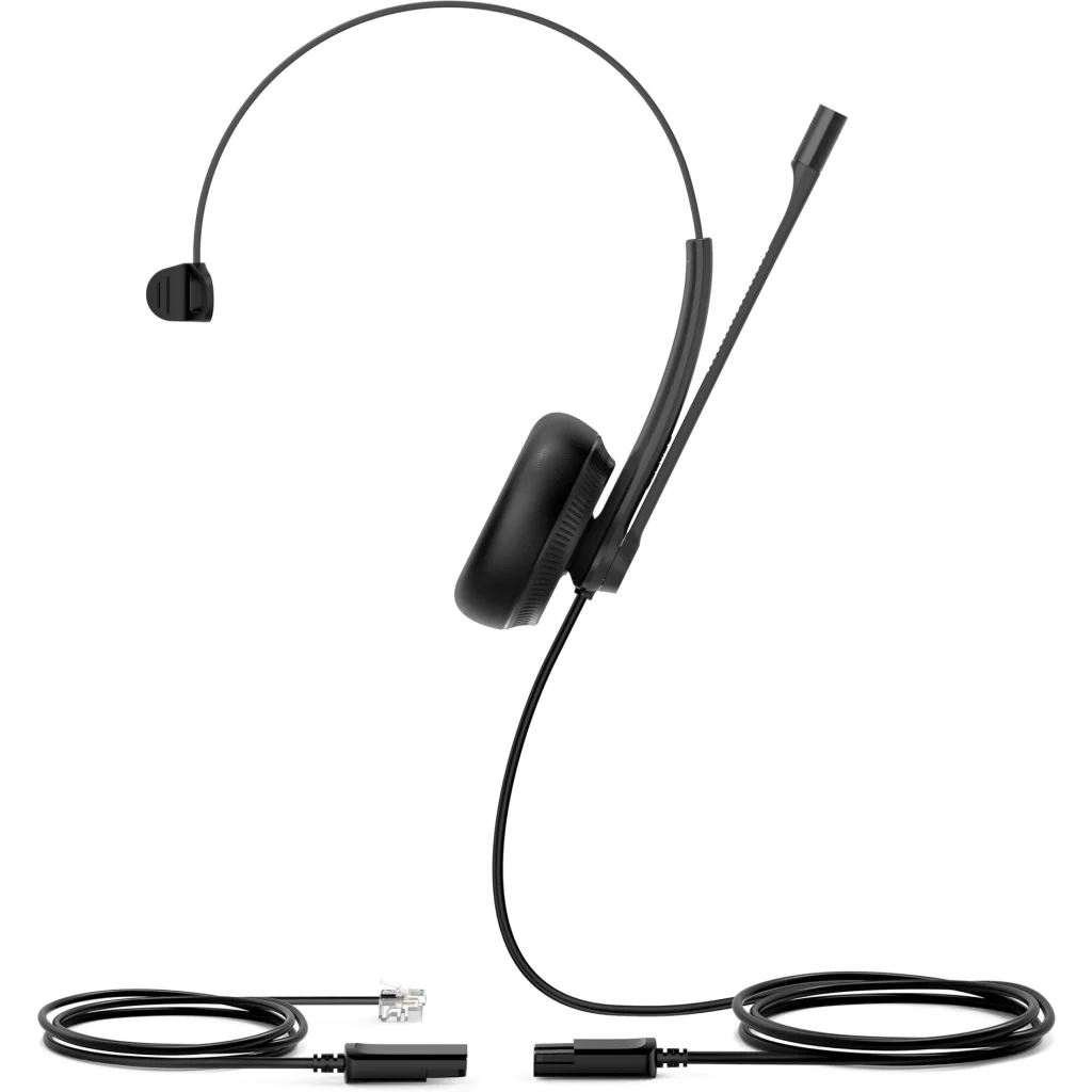 Imagen 1 de Cintillo YEALINK Mono con RJ9. YHS34 Mono for 3rd Party p/ Teléfonos CISCO c/ RJ