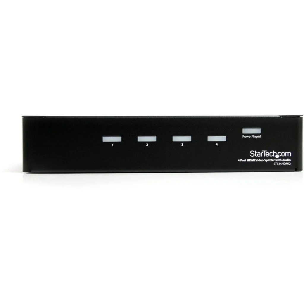 Imagen 2 de Multiplicador HDMI de 4 puertos y amplificador de señal-Splitter-1920x1200-1080p