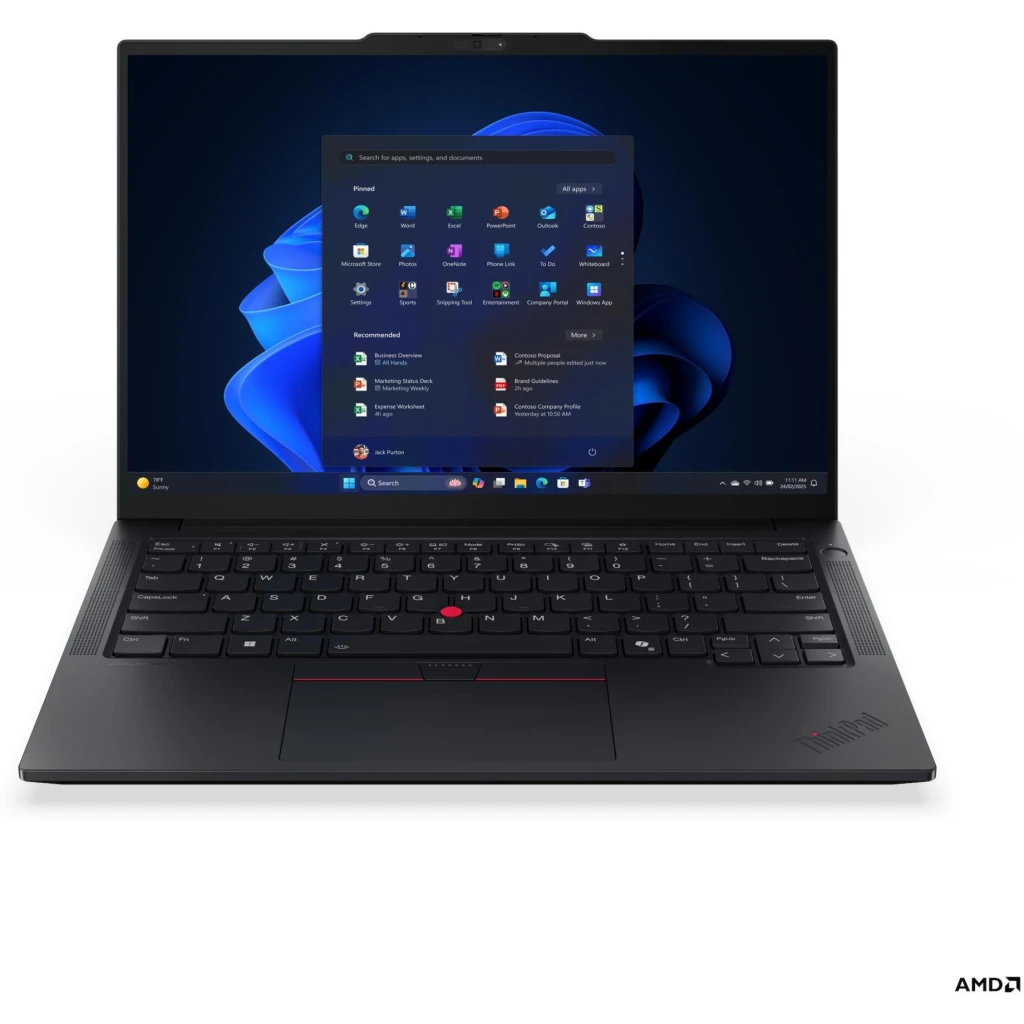 Imagen 2 de Notebook Lenovo ThinkPad E14 Gen7 AMD R 5 220 16GB 512GB 14" W11P