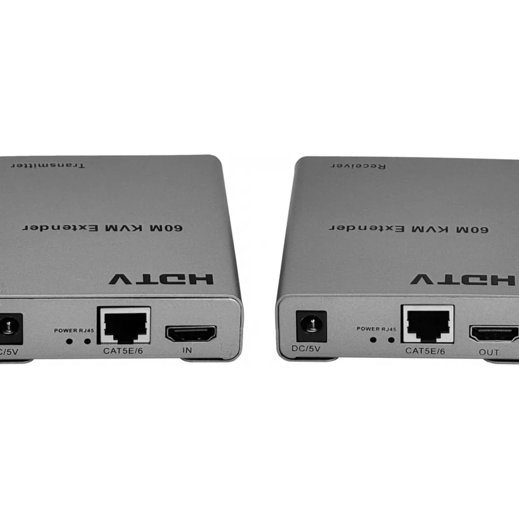 Imagen 5 de HDMI + 2xUSB 1080p Extension-UTP CAT5E/CAT6 60mts 1-Cable-RJ45 p/KVM