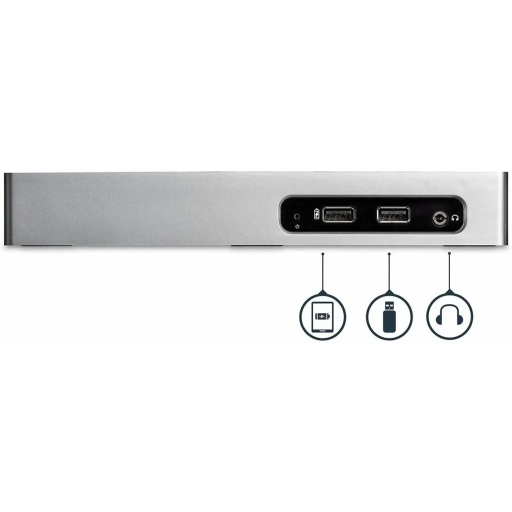 Imagen 5 de Docking Station StarTech Host USB 3.0, Prtos HDMI DVI 6*USB3.1 USB-B Audio LAN.