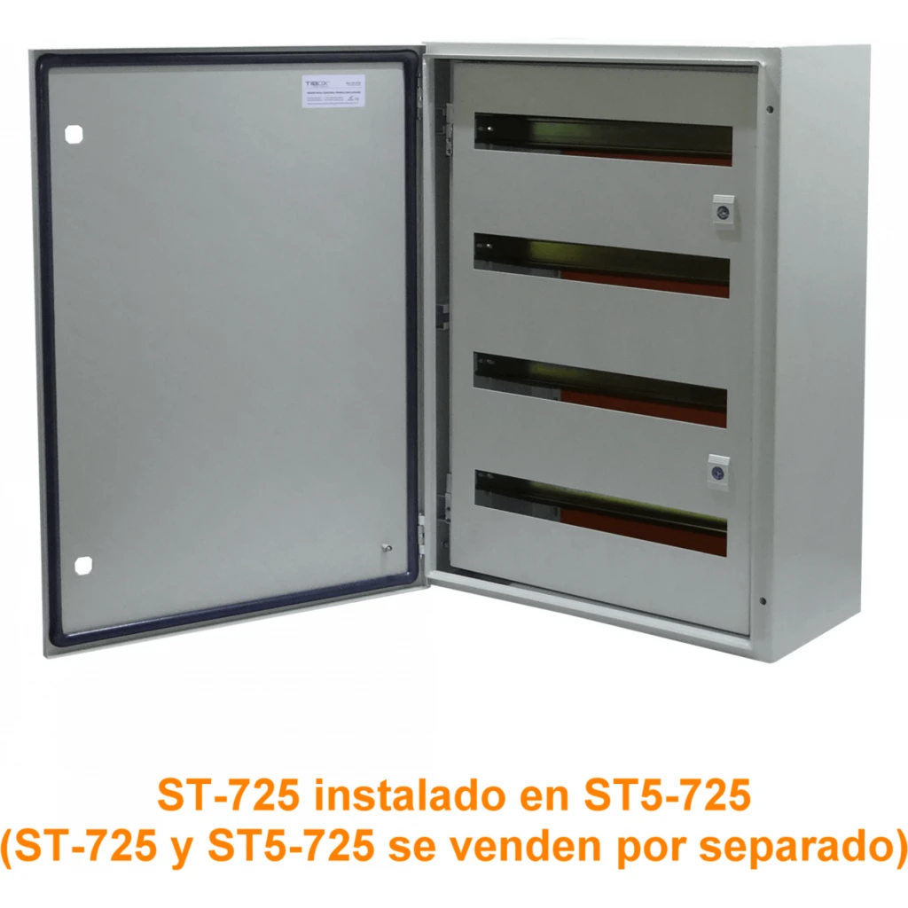 Imagen 1 de TIBOX 643x428mm 4-RielDin-43cm Chasis interno p/Tablero ST5-725 MDST75
