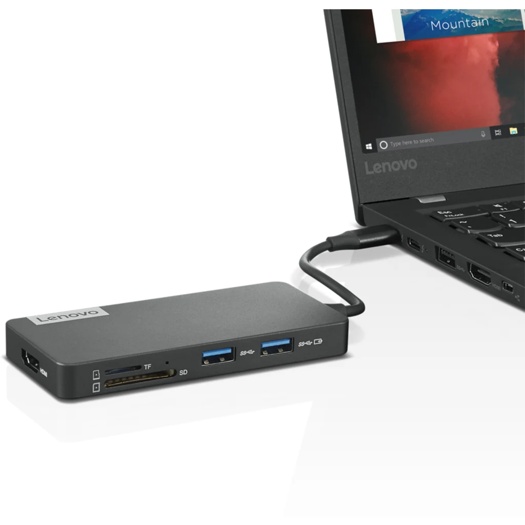 Imagen 3 de Concentrador Lenovo USB-C 7 en 1