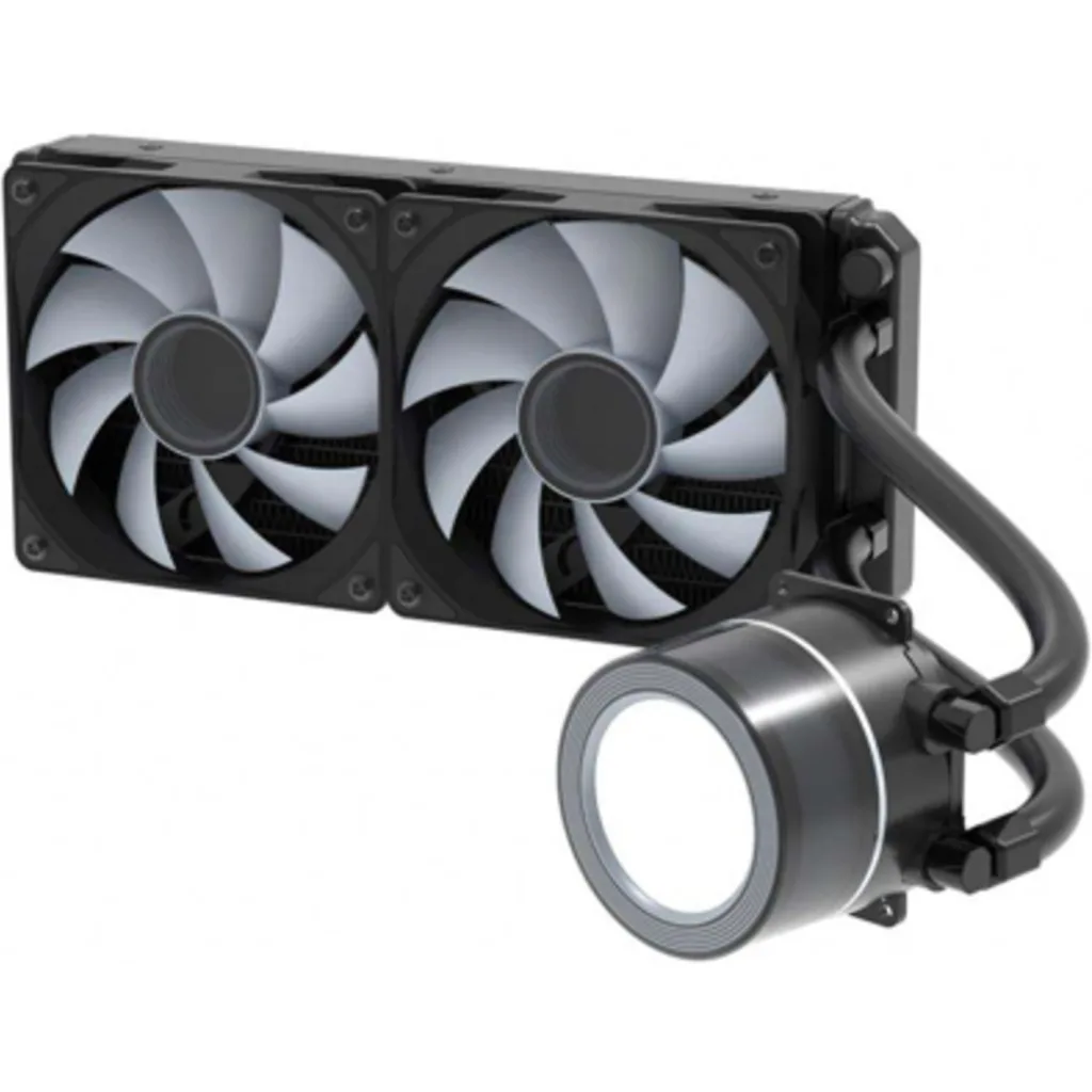 Imagen 3 de VENTILADOR CPU WATER COOLER CZ-240B-BK ARGB 240 ESGAMING