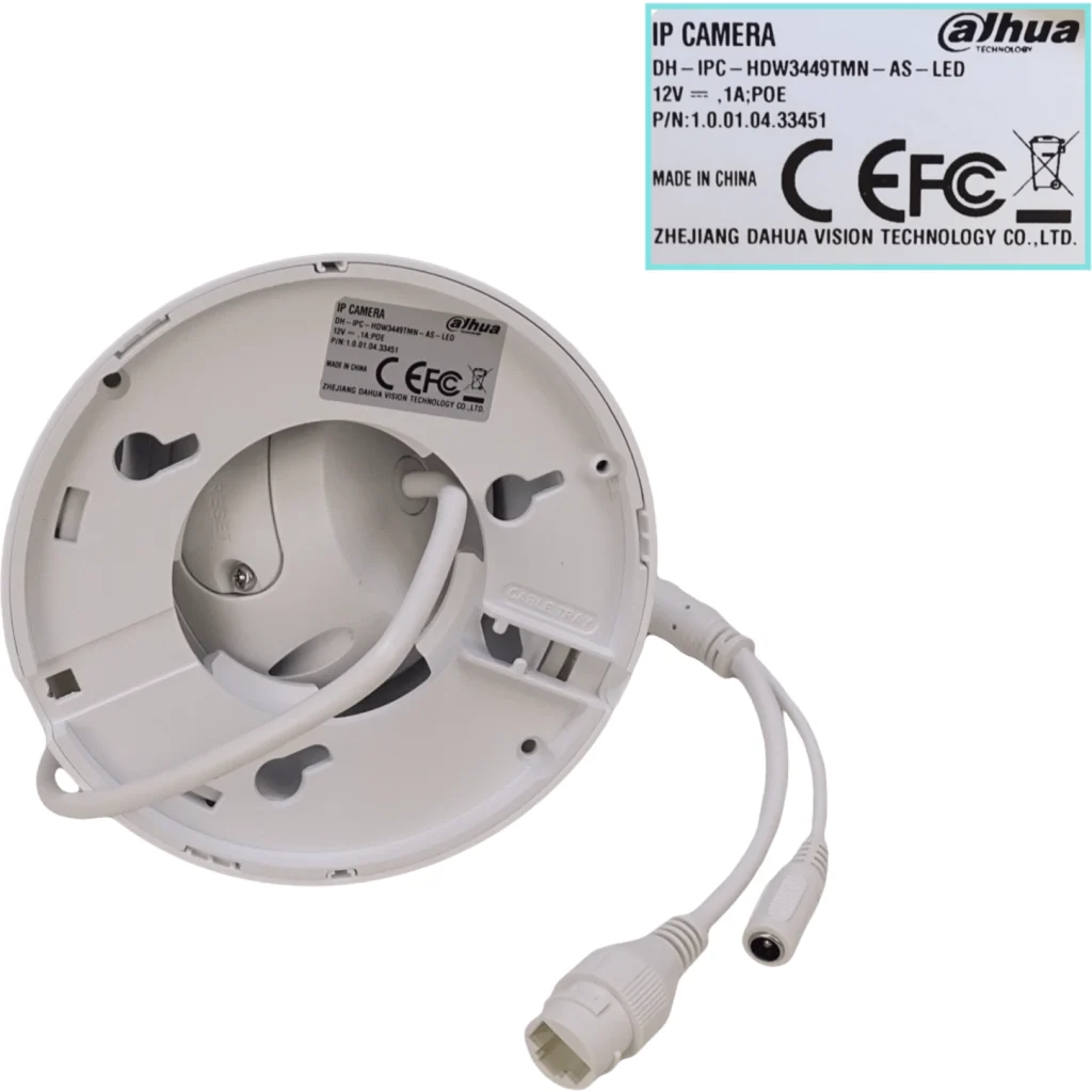 DAHUA Domo 4MP Full Color Fijo-2,8mm PoE IR30mt Camara IP67 MicroSD