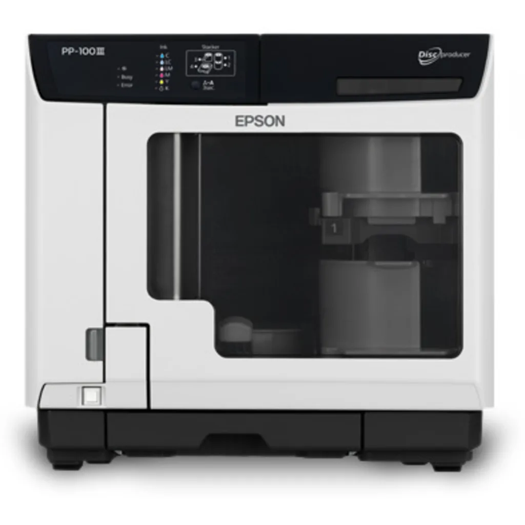 Impresora Epson PP-100III para CD DVD Blu-Ray Hasta 60 discos por hora USB 3.0