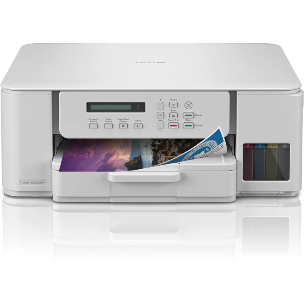 Imagen 1 de Impresora Multifunción Brother DCP-T536DW Tanque Tinta color WiFi USB