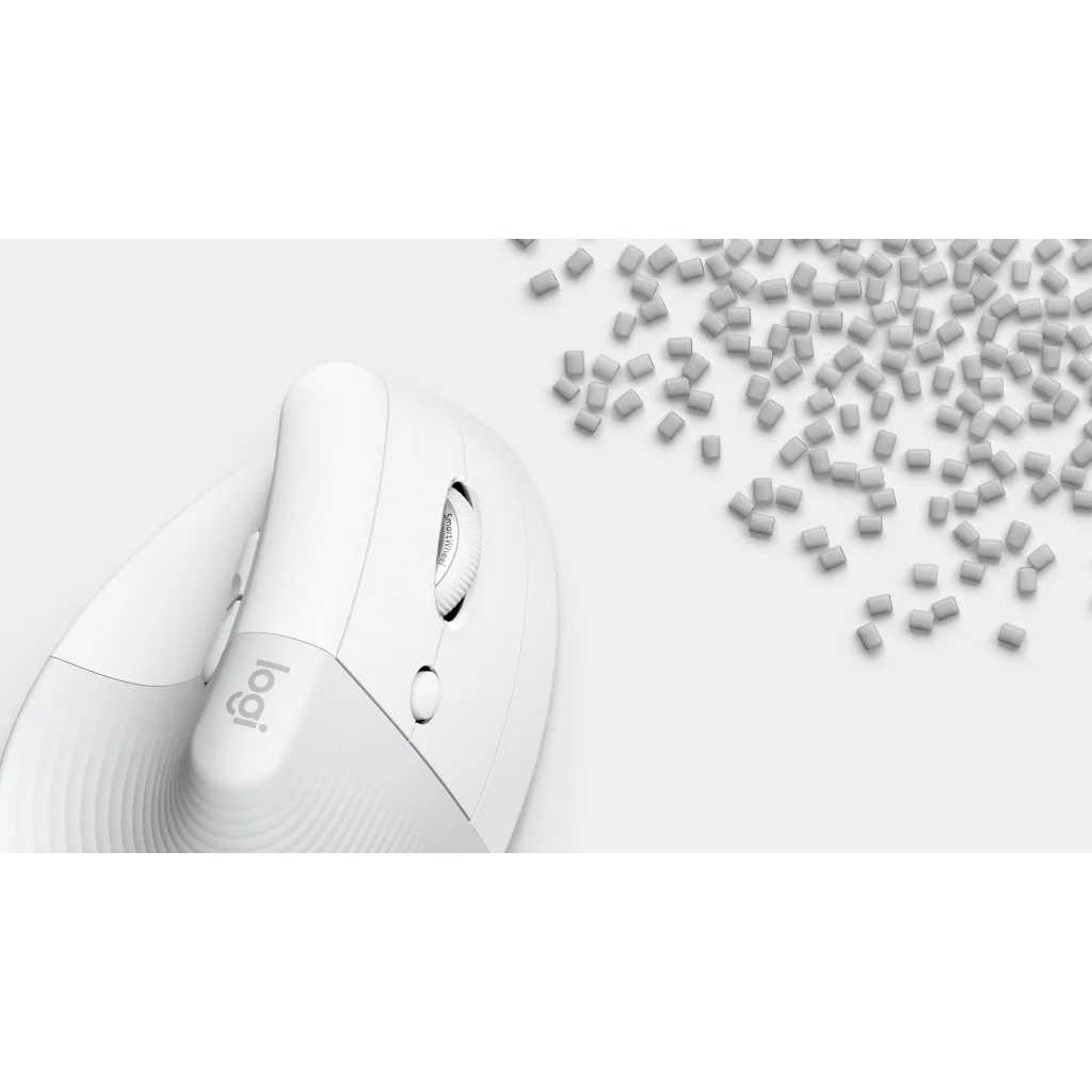 Imagen 6 de Mouse Ergonómico Inalámbrico Logitech Lift Vertical Óptico 4000DPI 6 BT Blanco