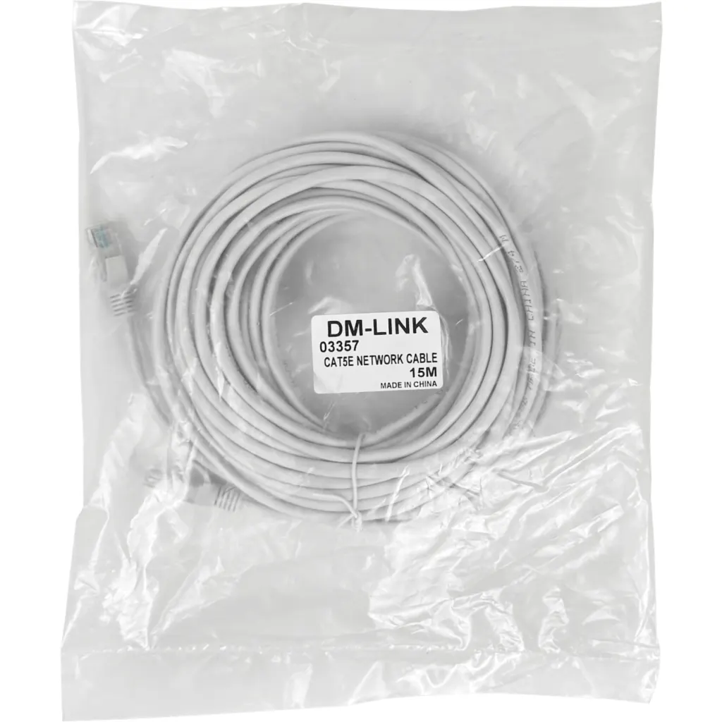 Imagen 1 de 15mt Cat5E Gris Cable Patch Inyectado Multifilar
