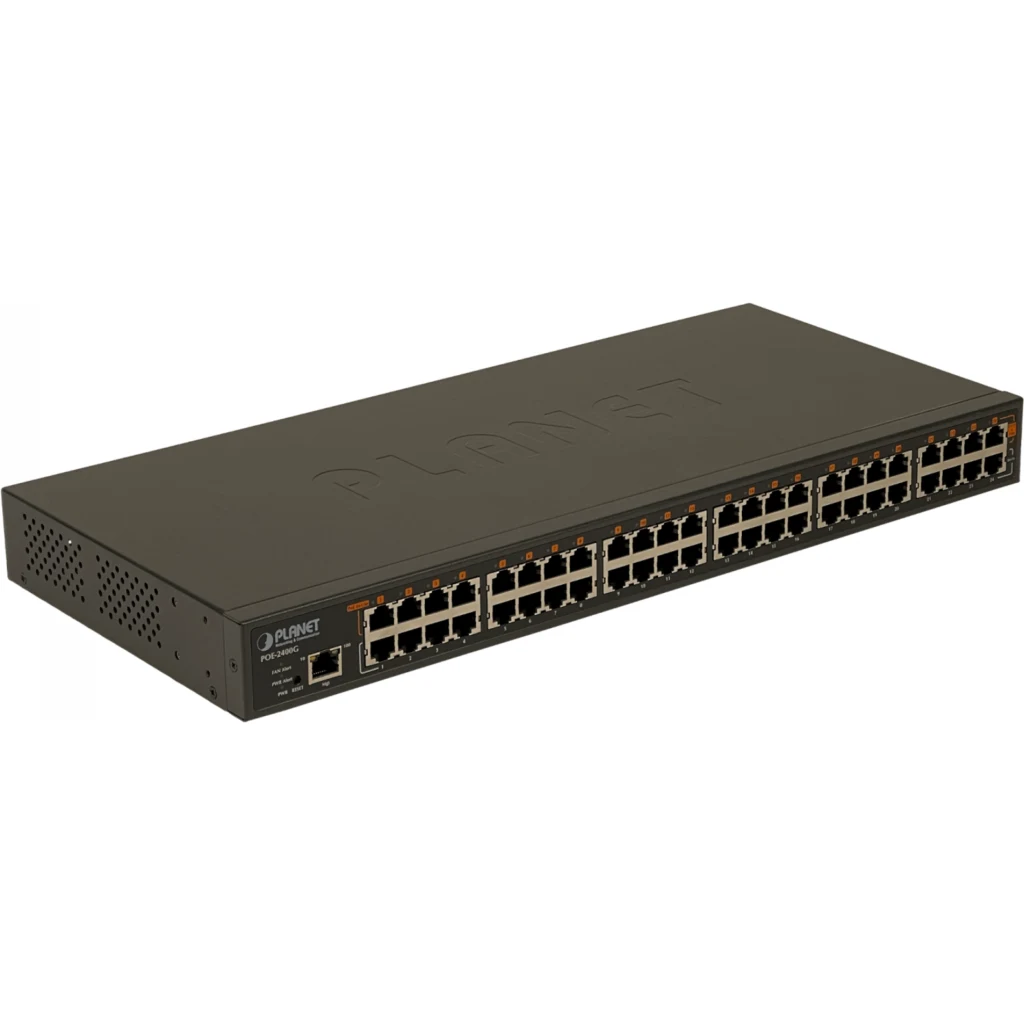 Imagen 2 de PLANET Gigabit HUB-PoE 24-Inyectores Admin-LAN 440W 802.3at/af 48-RJ45