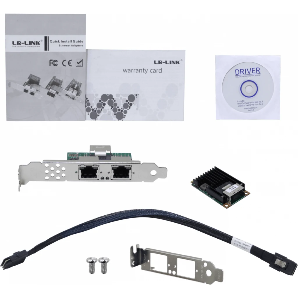 Imagen 3 de LRLINK MiniPCIe 2-1000 1G-Dual NIC LRES2202PT Tarjeta para Servidor