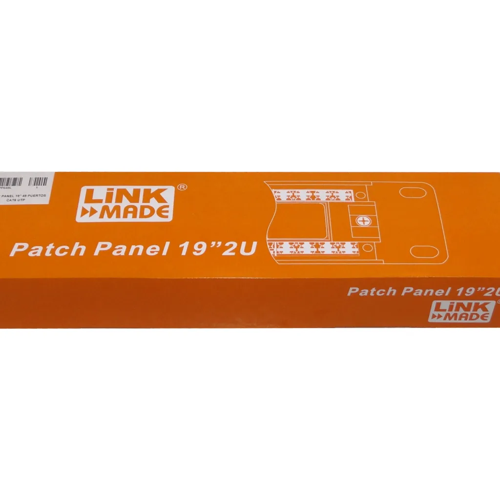 Patch Panel Linkmade 48-RJ45 Cat6 UTP 2U Certific UL