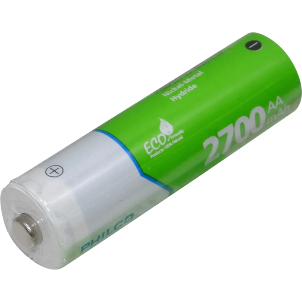 Imagen 1 de Pack Pilas Recargables Philco 5xAA 2700mAh 1.2V Ni-MH Precargadas
