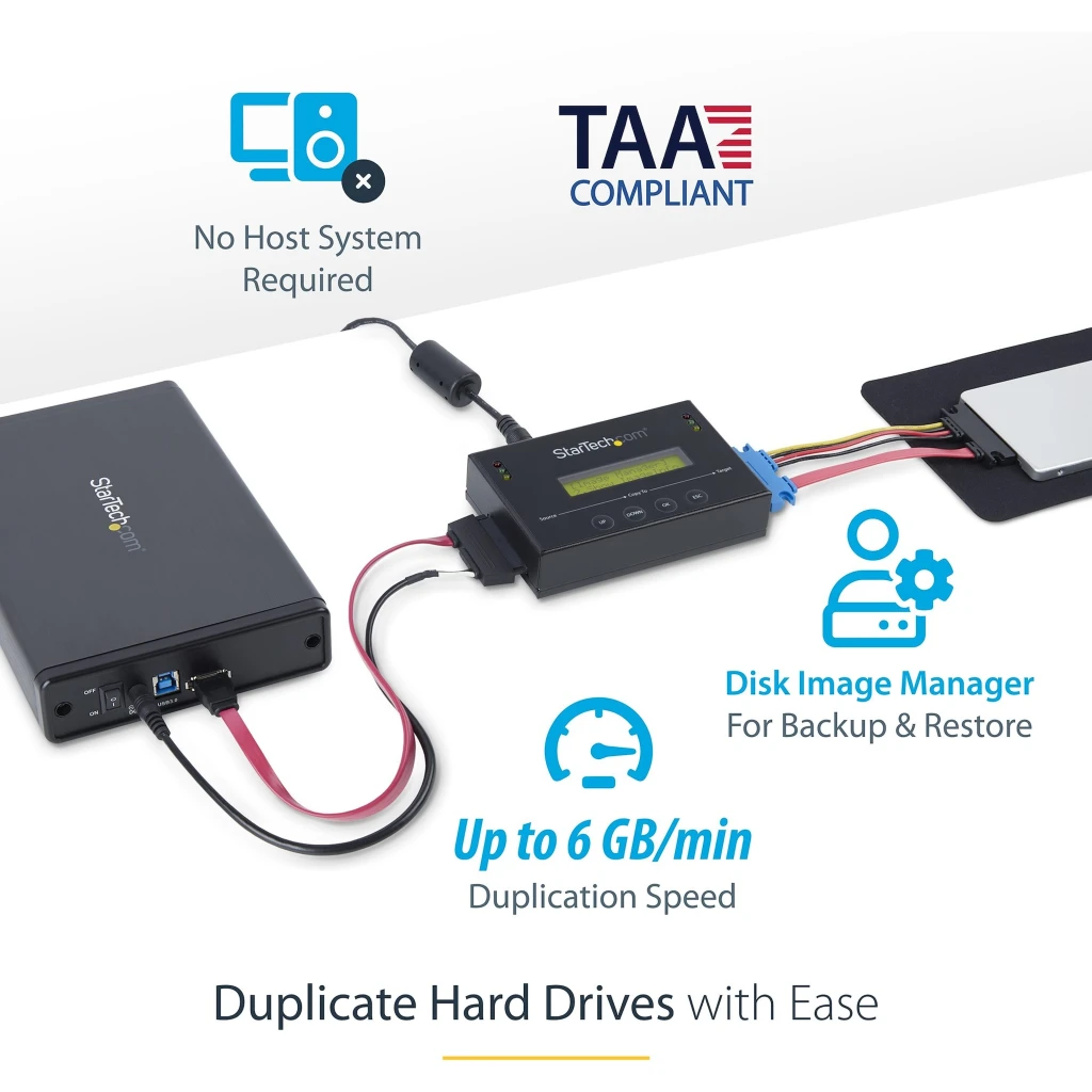 Imagen 1 de HDD Duplicator w/ Image Backup Library