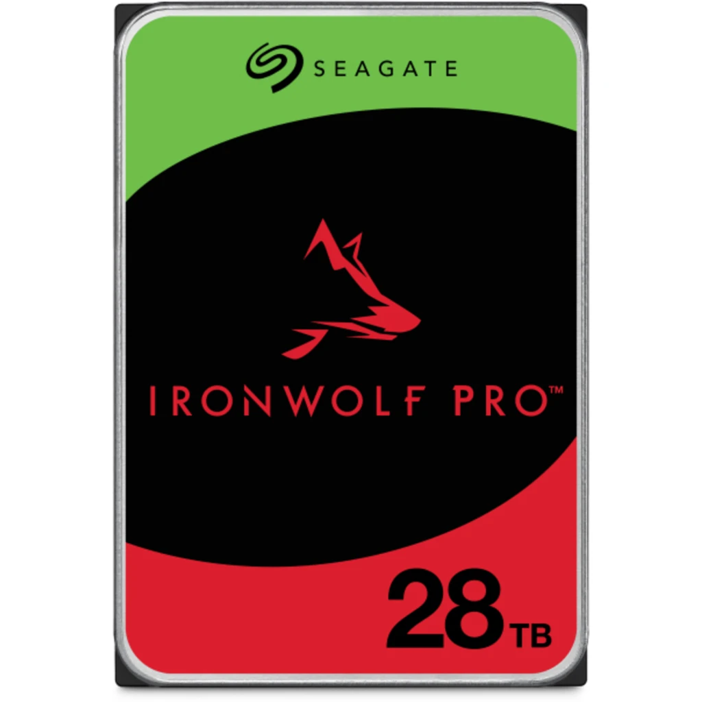 Disco Duro Seagate IronWolf Pro 28TB 3.5" 7200rpm SATA3 6Gb/s 512MB p/NAS 24/7