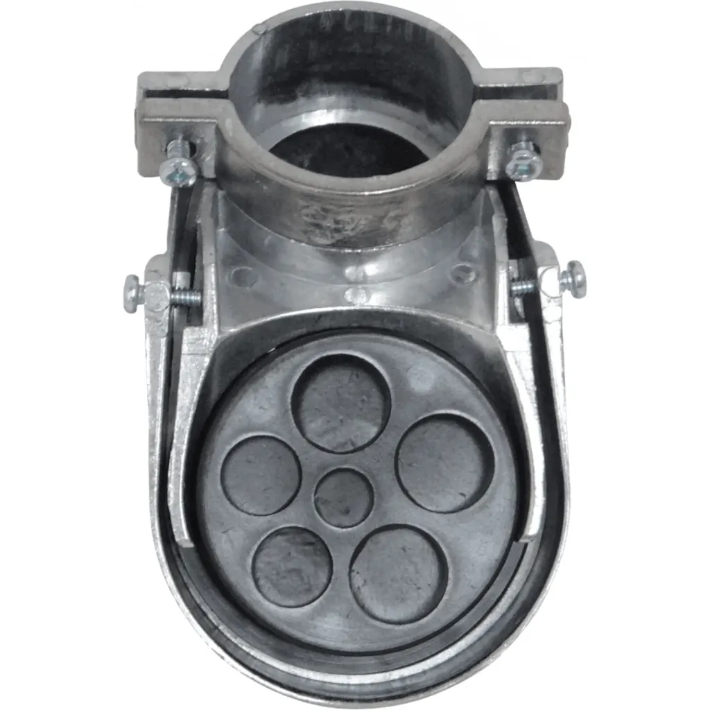 Imagen 1 de 50mm 45-52mm Tapa Superior para Conduit EMT con 5 Salidas de Cable