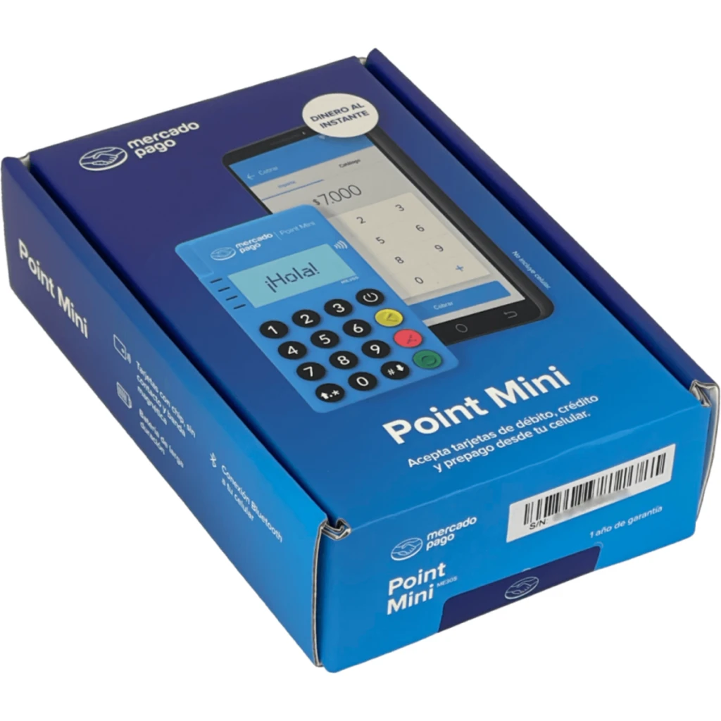 MERCADOPAGO Maquina Mini Pago Con Tarjeta BT Requiere Celular ME30S