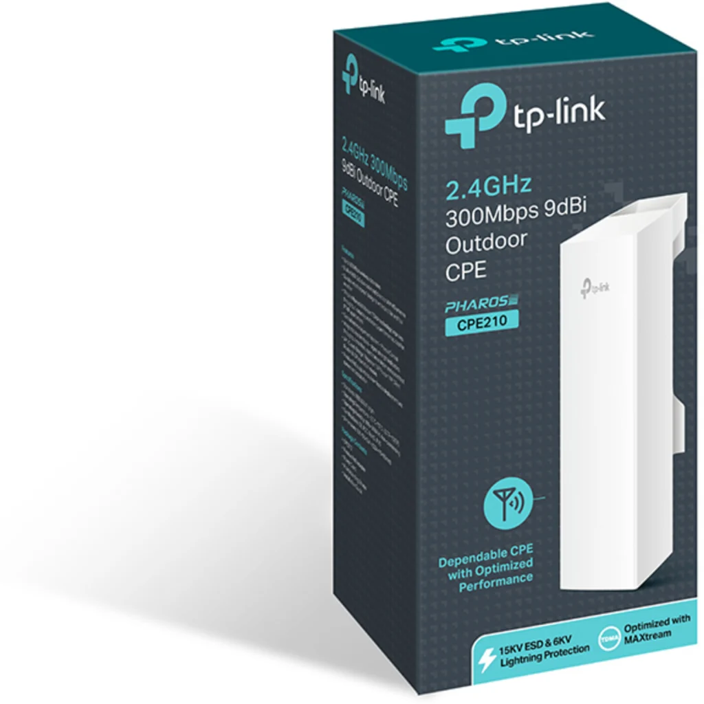 Imagen 3 de Access Point TP-Link 2.4 HZ 9DBI 2x2 27 DBM 2-100 INC-Poe24v24w 65Xx35° Exterior