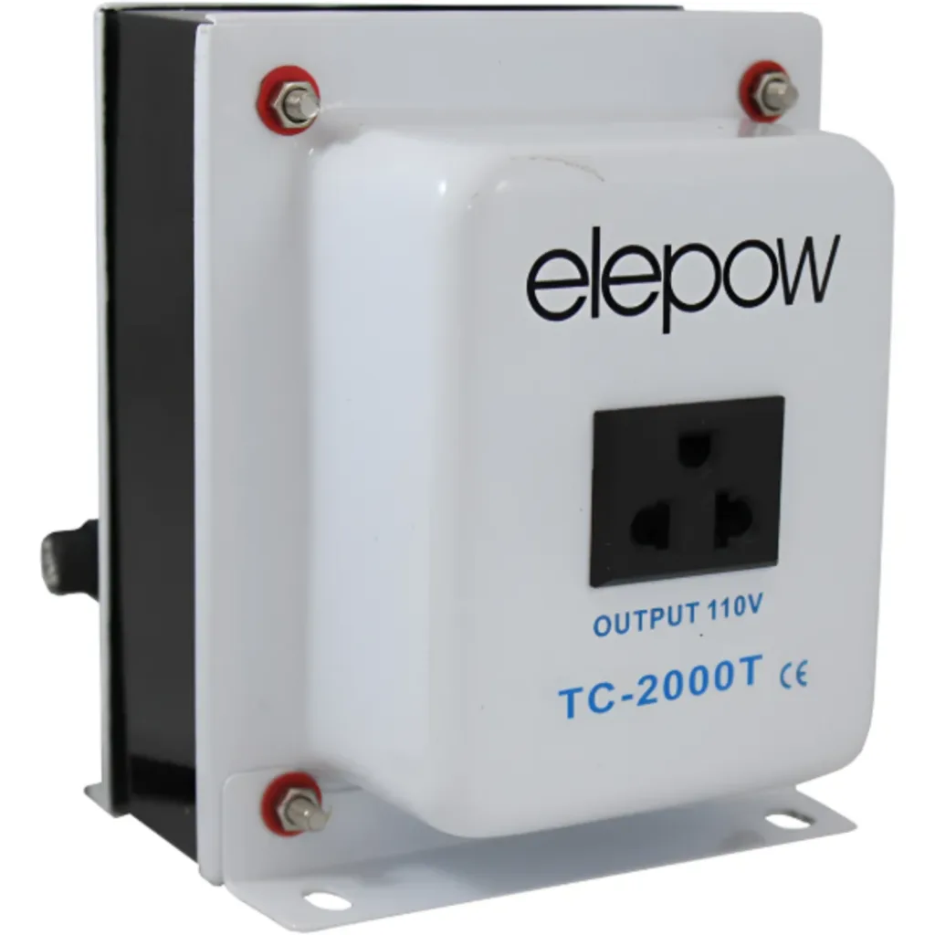 AUTOTRANSFORMADOR 2000 WATTS CON TIERRA TC-2000T