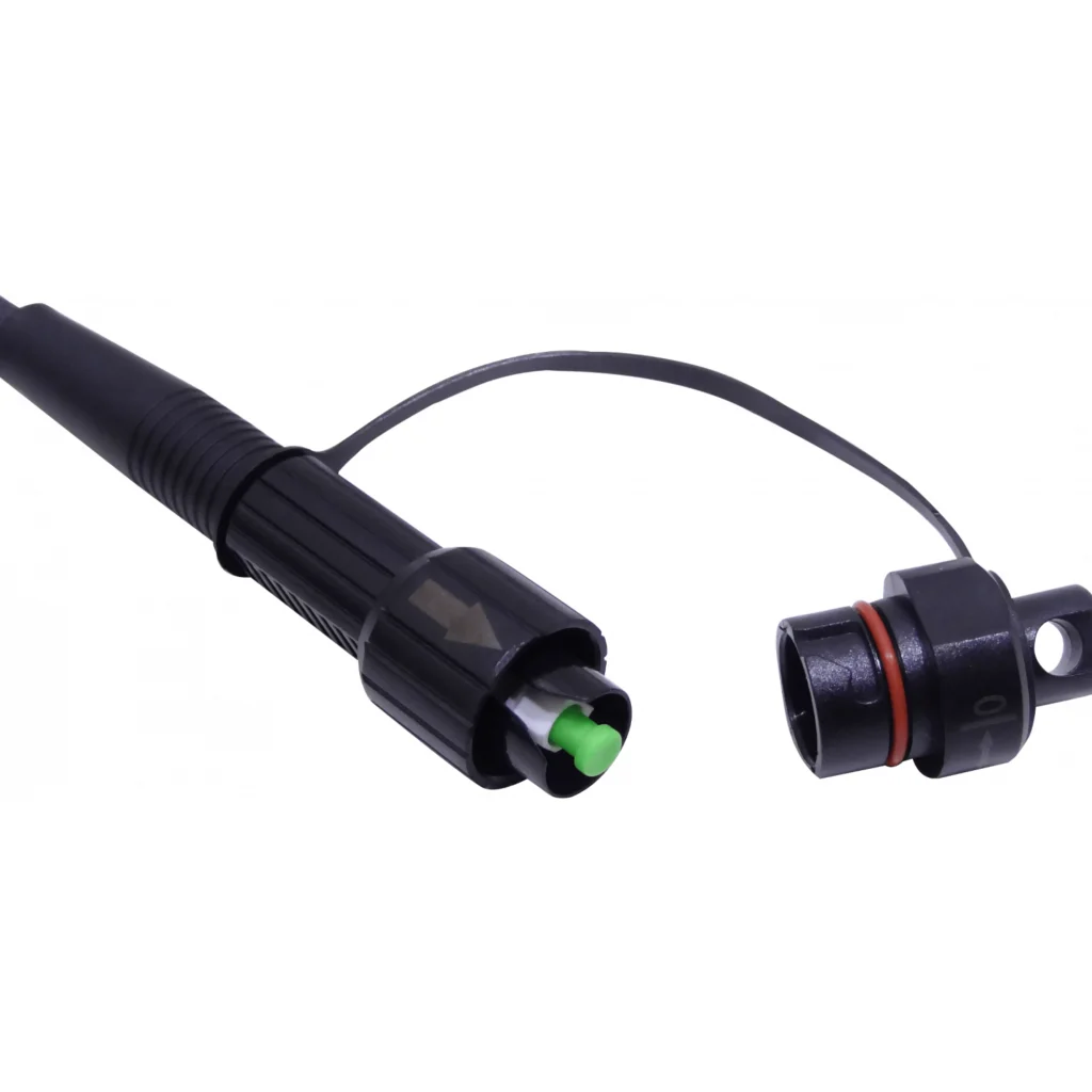 Imagen 3 de 100mt 1-Fibra OptiTap/APC MonoModo G657A2 SM Jumper Cable Exterior