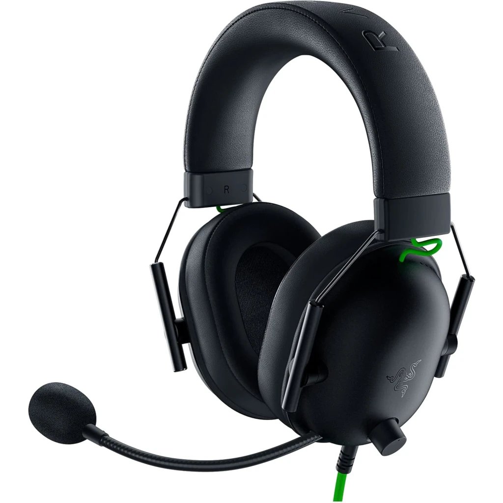Audífonos Gamer Alámbricos Razer BlackShark V2X Triforce 50mm HyperClear Mic Blk