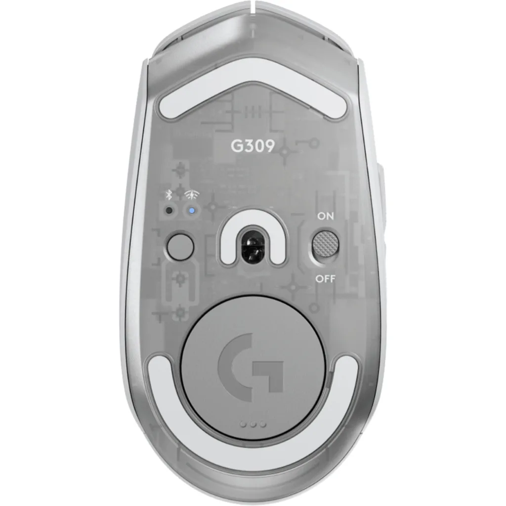 Imagen 5 de Mouse Gamer Inalámbrico Logitech G309 LIGHTSPEED Sensor Hero 25K 2.4GHz/BT Blanc