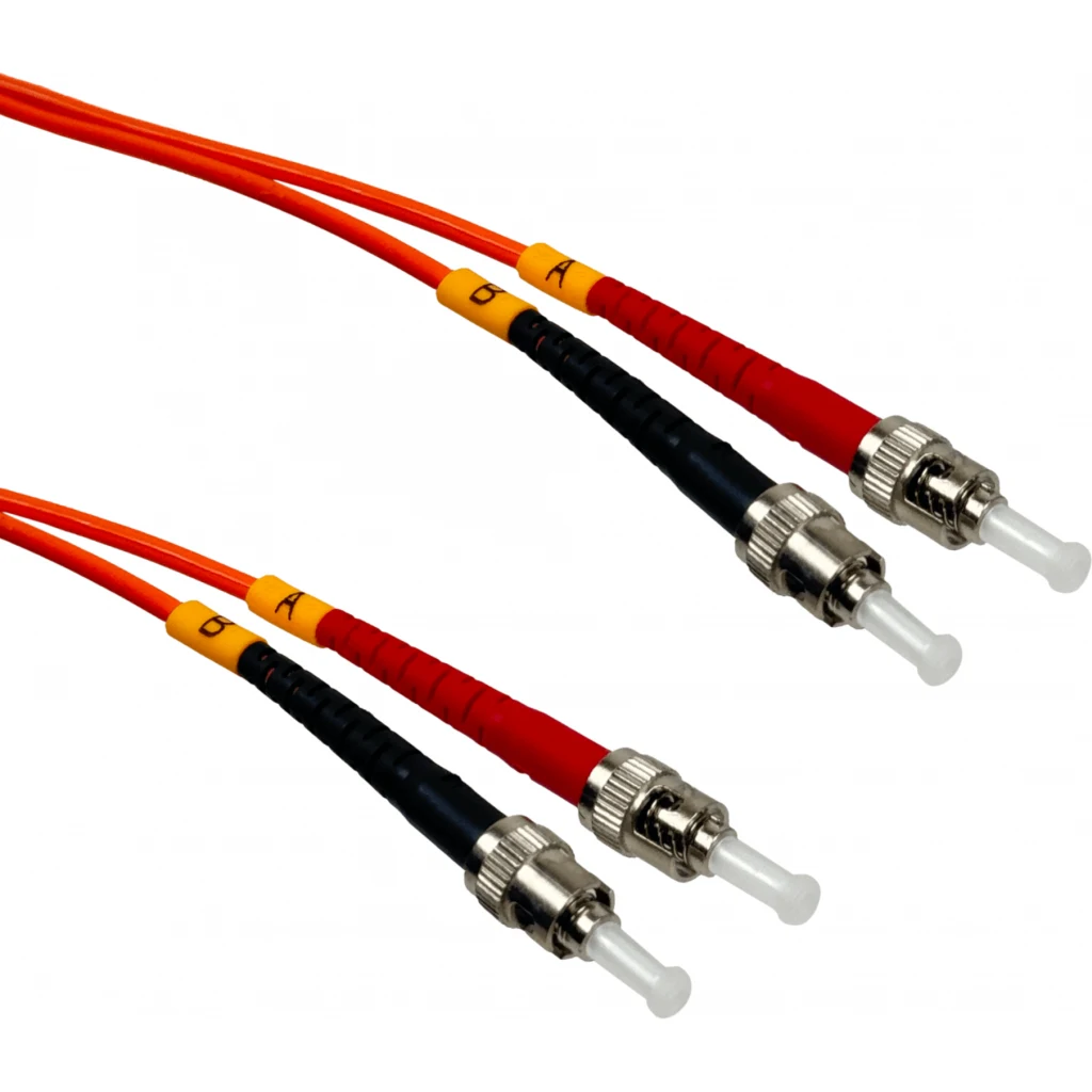 Imagen 2 de 1mt ST-ST OM1 Multimodo MM Duplex Jumper Fibra 62.5/125um LSZH