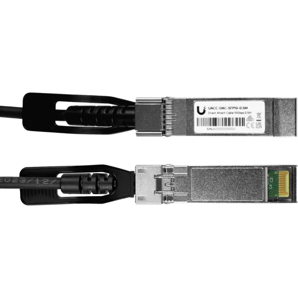 Imagen 2 de UBIQUITI 0,5mt SFP+10Gbps Cable Directo Cobre 50cm UACC-DAC-SFP10-0.5M