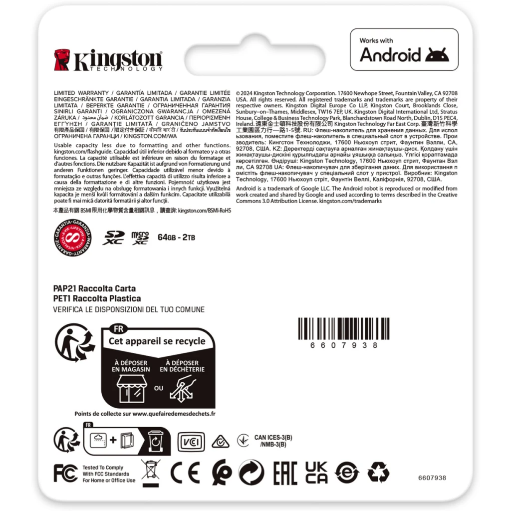 Imagen 3 de Kingston - Flash memory card - SDXC Canvas - 1TB SDXC Canvas Go Plus Gen4