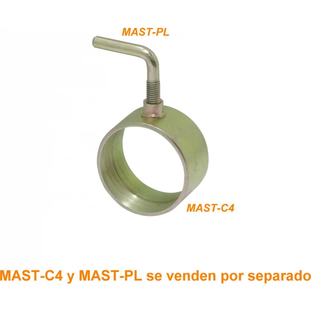 Imagen 2 de Base para tubo de 51mm req/MAST-PL Fijacion Mastil Telescopico