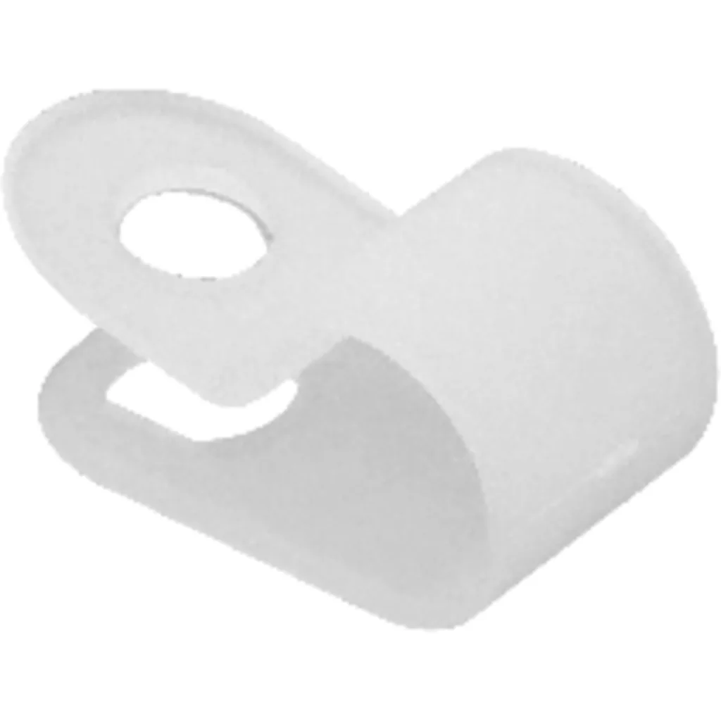Imagen 2 de Tipo-R 100-unid 7,9mm-Cable Clip 10x22mm Pinza Fijacion p/Tornillo-5mm