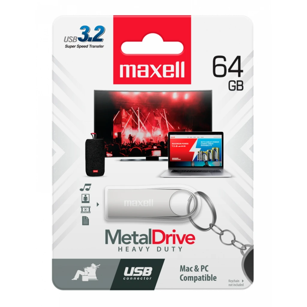 Imagen 0 de Maxell Metal Drive 3.2 64 GB (USBM-64)