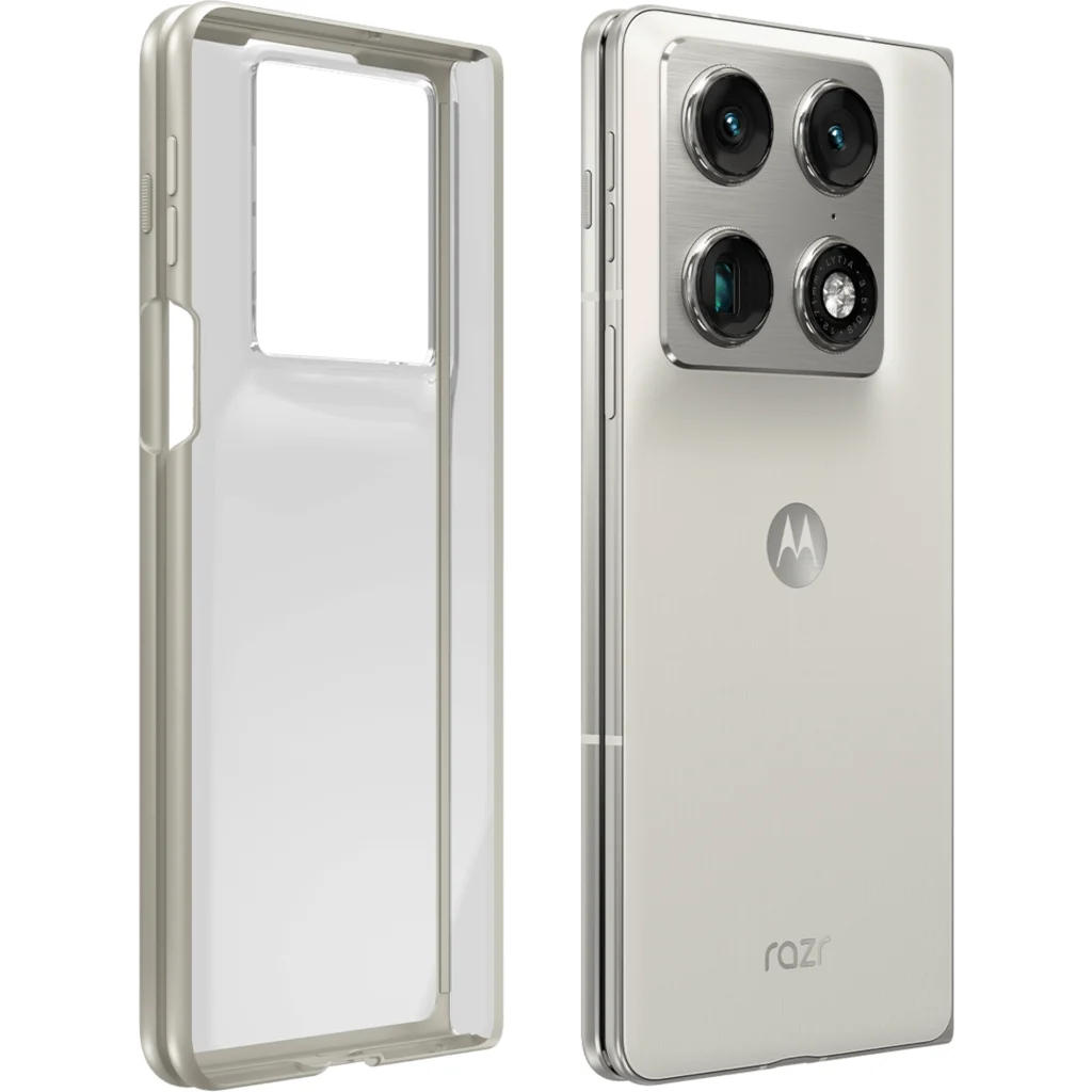 Imagen 2 de Celular Plegable Motorola Razr Fold 5G 1TB 16GB RAM Blanco (Lily White)