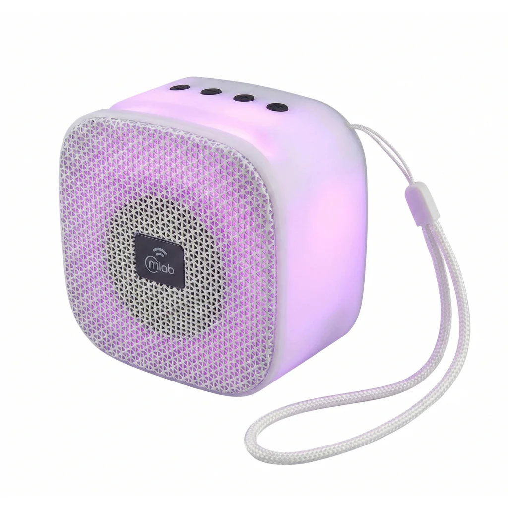 Imagen 2 de MLAB PARLANTE MINI FLAMING CUBE WHITE