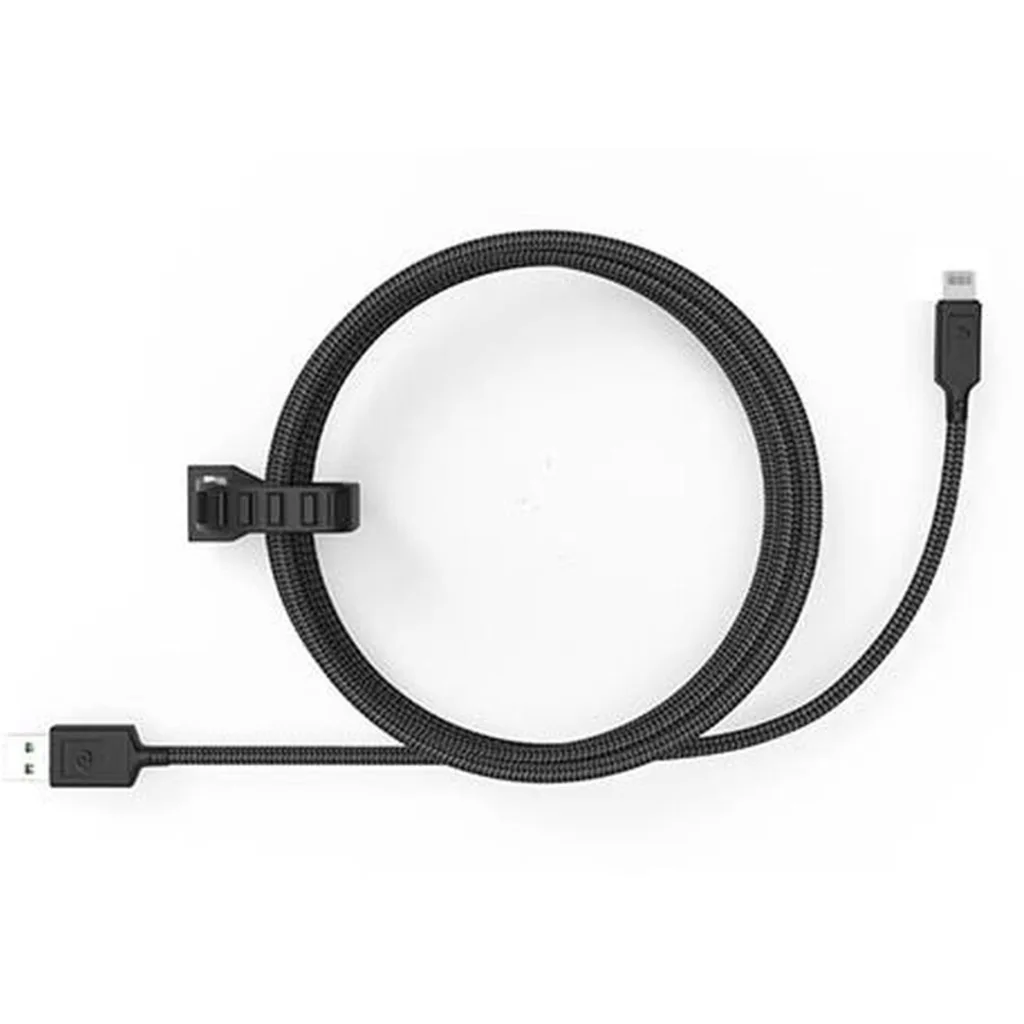 Cable Lightning MFi a USB-A 1.2 Mt Rugged Dusted negro