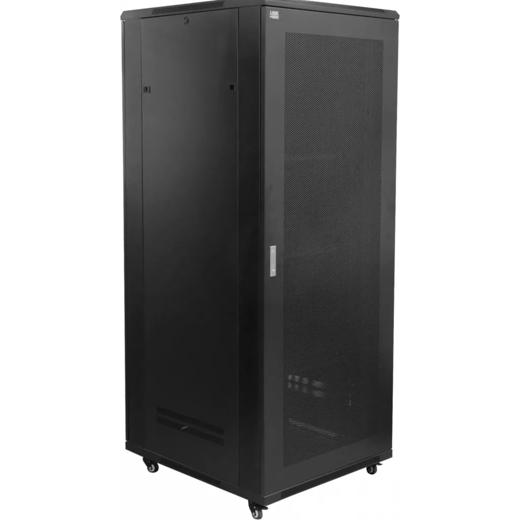 Imagen 2 de Rack Bastidor LINKMADE 42U 800x900mm c/2-Ordenador-Vertical Color Negro