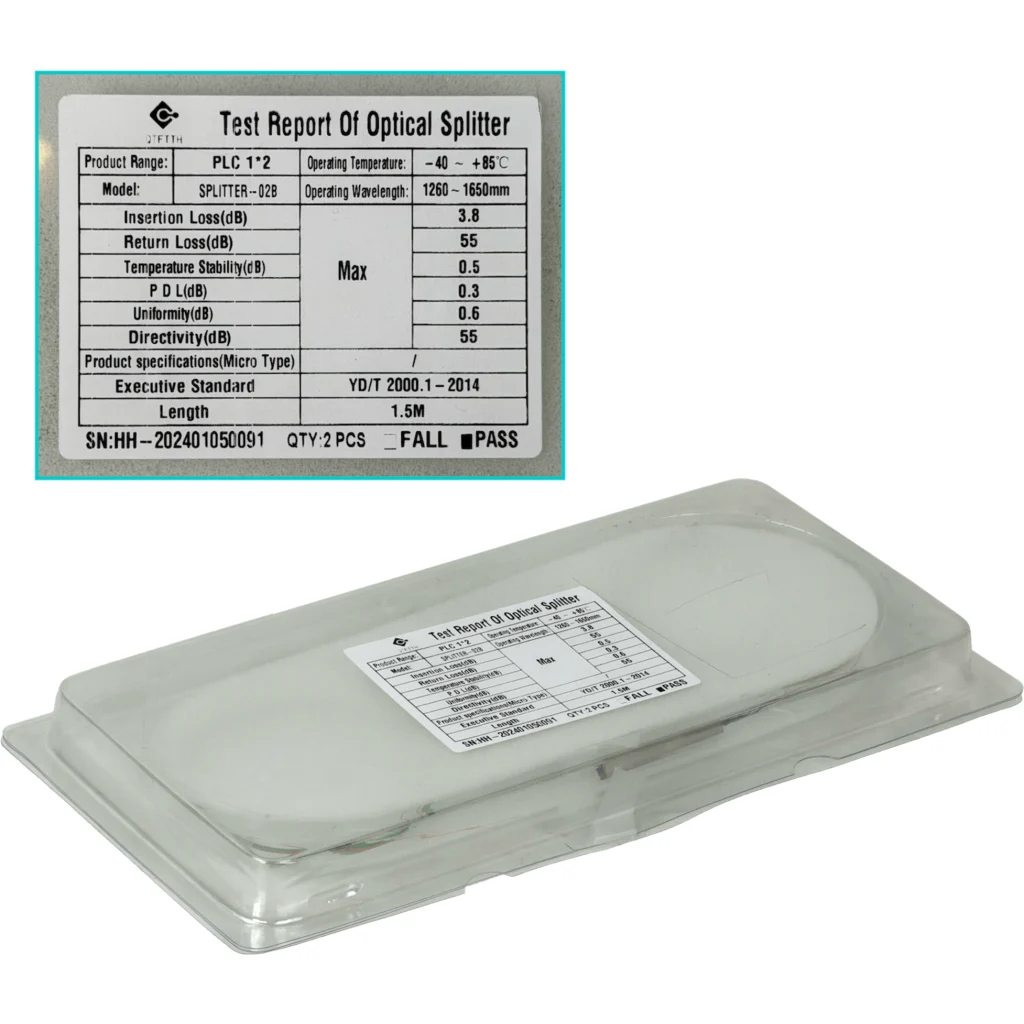 Imagen 1 de 1x16 sin-Conectores Divisor p/EPON/GPON 1,5m req-Fusion 1260-1650mm