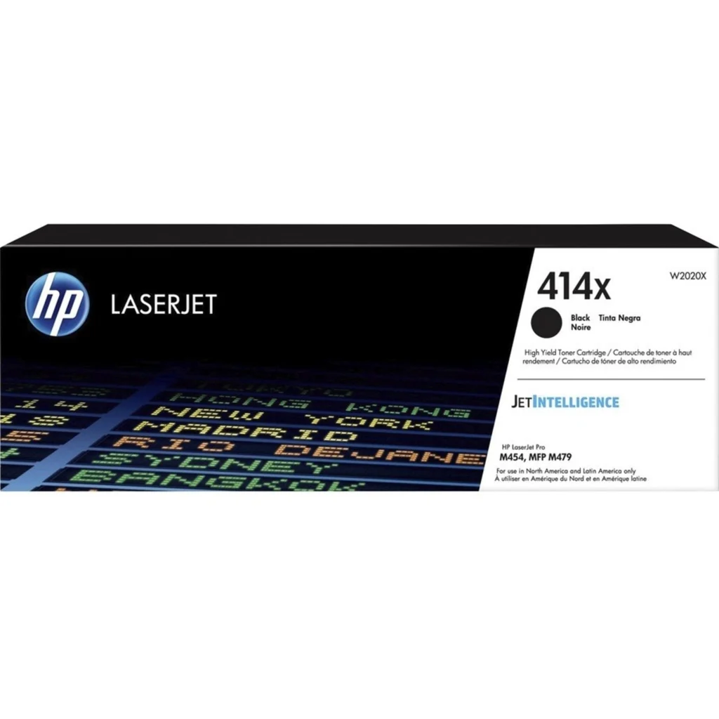 Tóner HP 414X Negro de Alto Rendimiento para Laser Jet Pro M454dw, 7500 paginas