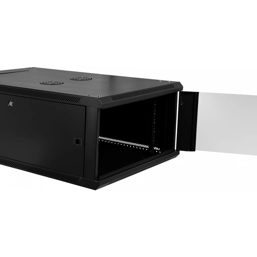 Imagen 1 de LINKMADE Desarmado 6U 100cm-Fondo Gabinete Rack Negro 1000mm