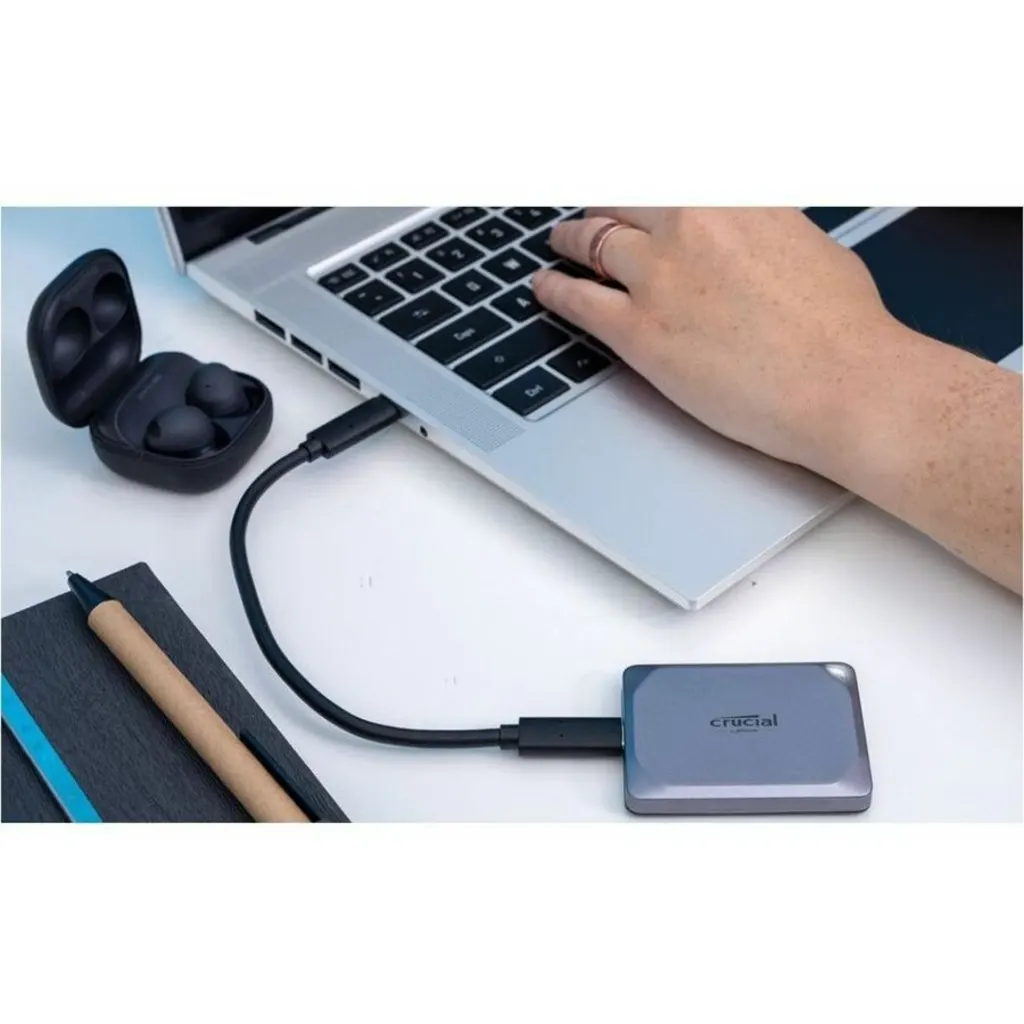 Imagen 3 de Unidad SSD Externo Crucial X9 Pro 1TB 2.5" USB-C 3.2 G2 Lec1050MB/s Esc1050MB/s